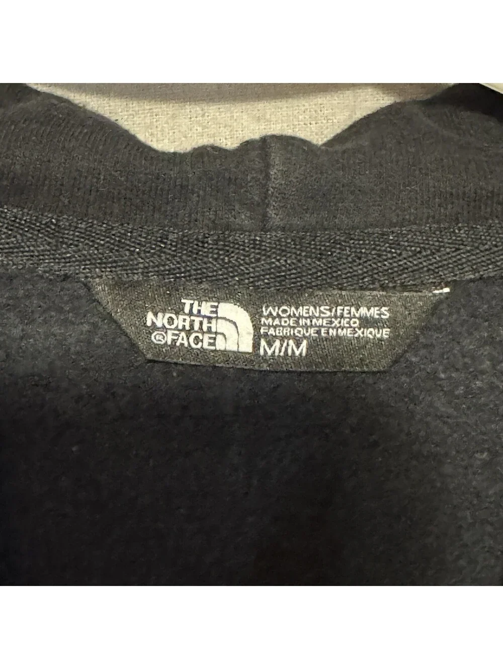 The North Face Half Dome Pullover Hoodie Large Logo Mens Medium Black Cotton